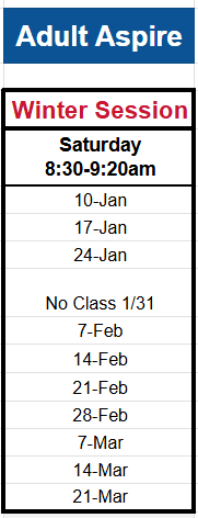 Adult Aspire Winter 2026